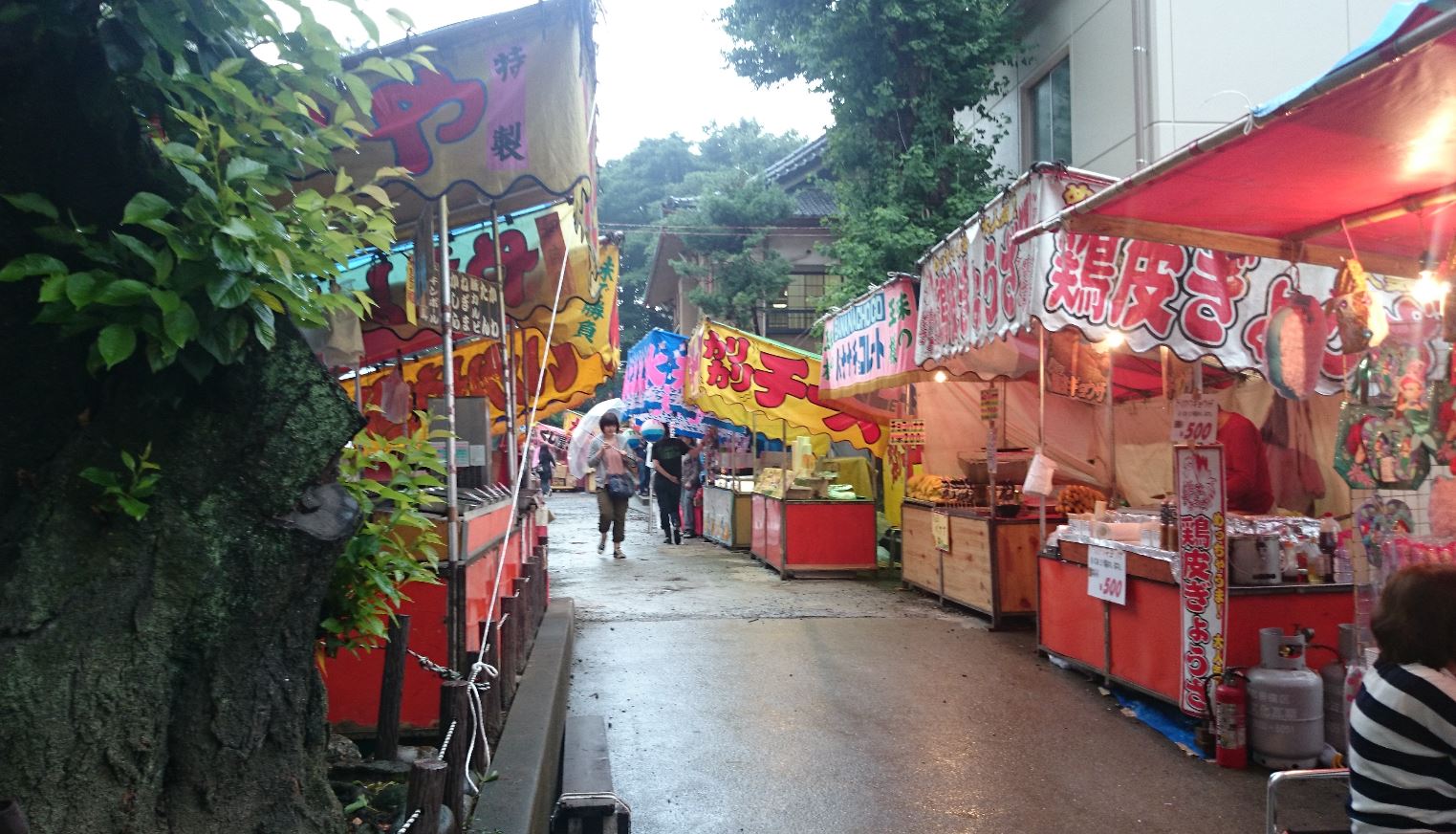 駒込の富士神社でお祭り